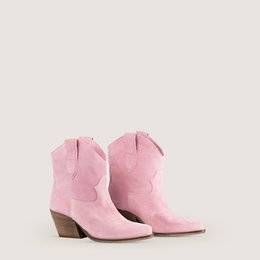 Leila Pink Texan ankelstøvler