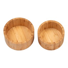 Chefalu Storage Box - Storage Box, bamboo, natural, set of 2