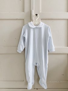 Velvet Onesie - Baby Blue