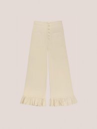 Tender White Corduroy Pants