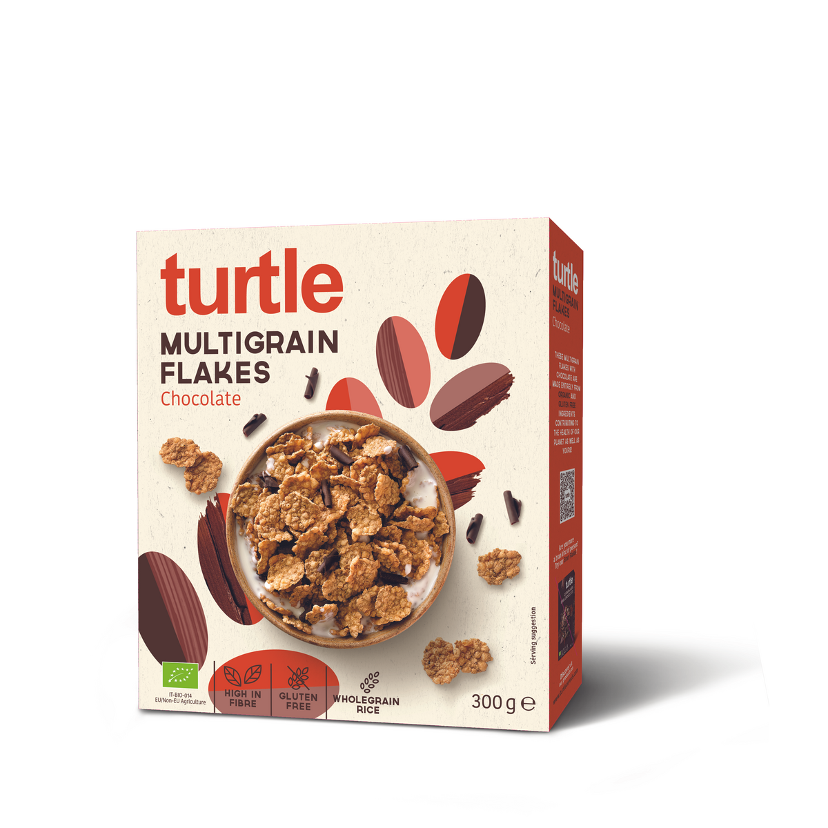 Turtle Organic  Multigrain Flakes with Dark Chocolate