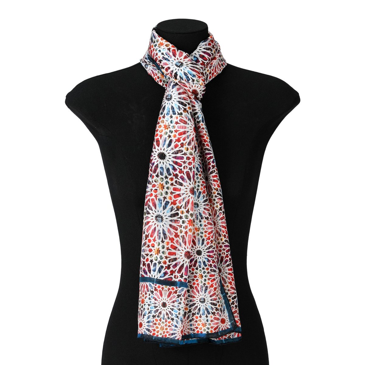Multicolored Silk Scarf Sakina