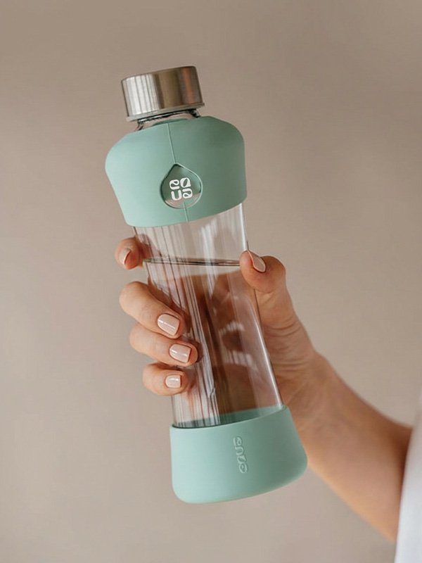 EQUA Squeeze Active Glass Water Bottle