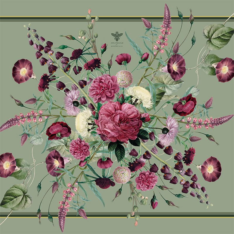 Linnen servet - Blossom Garden JL