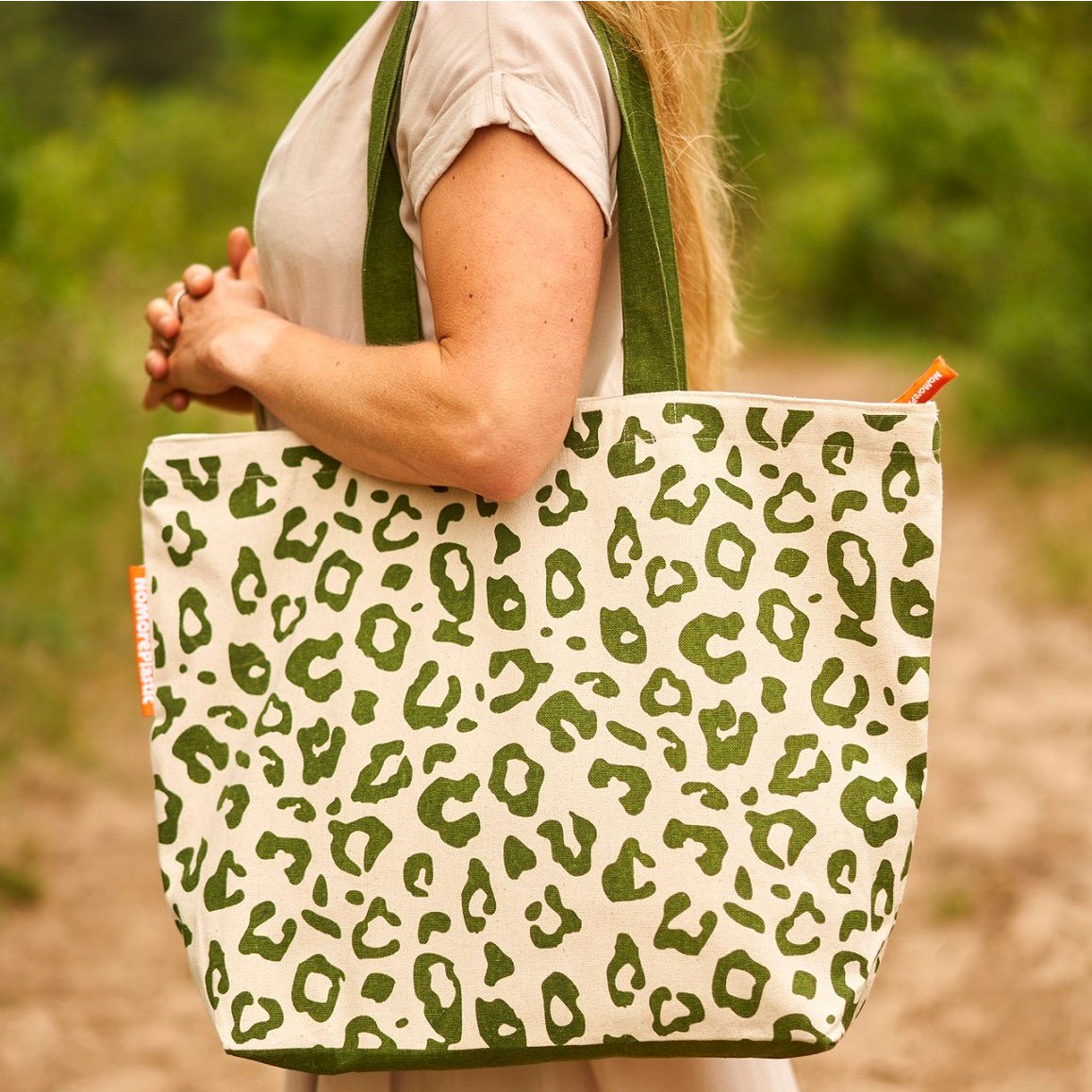 Shopper Luipaard - Duurzaam - Gemaakt van gerecycled bedlinnen