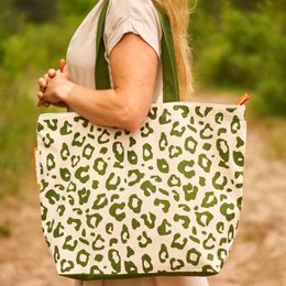 Shopper Luipaard - Duurzaam - Gemaakt van gerecycled bedlinnen