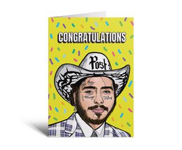 Glückwunsch-Post Malone-Gruß-Karte