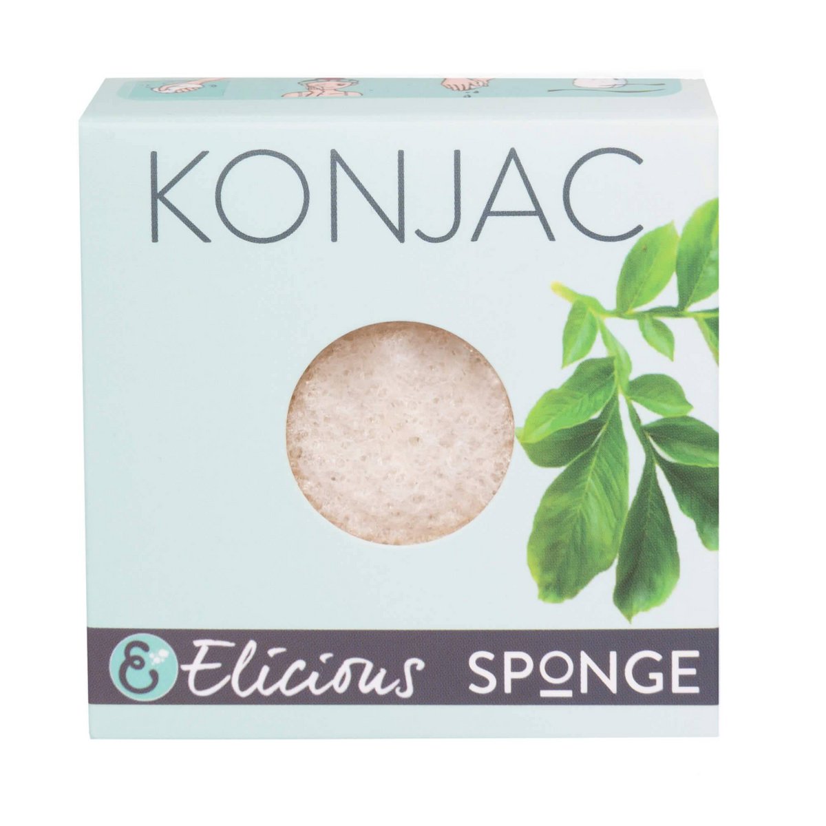 Konjac sponge for the face collagen - anti wrinkle