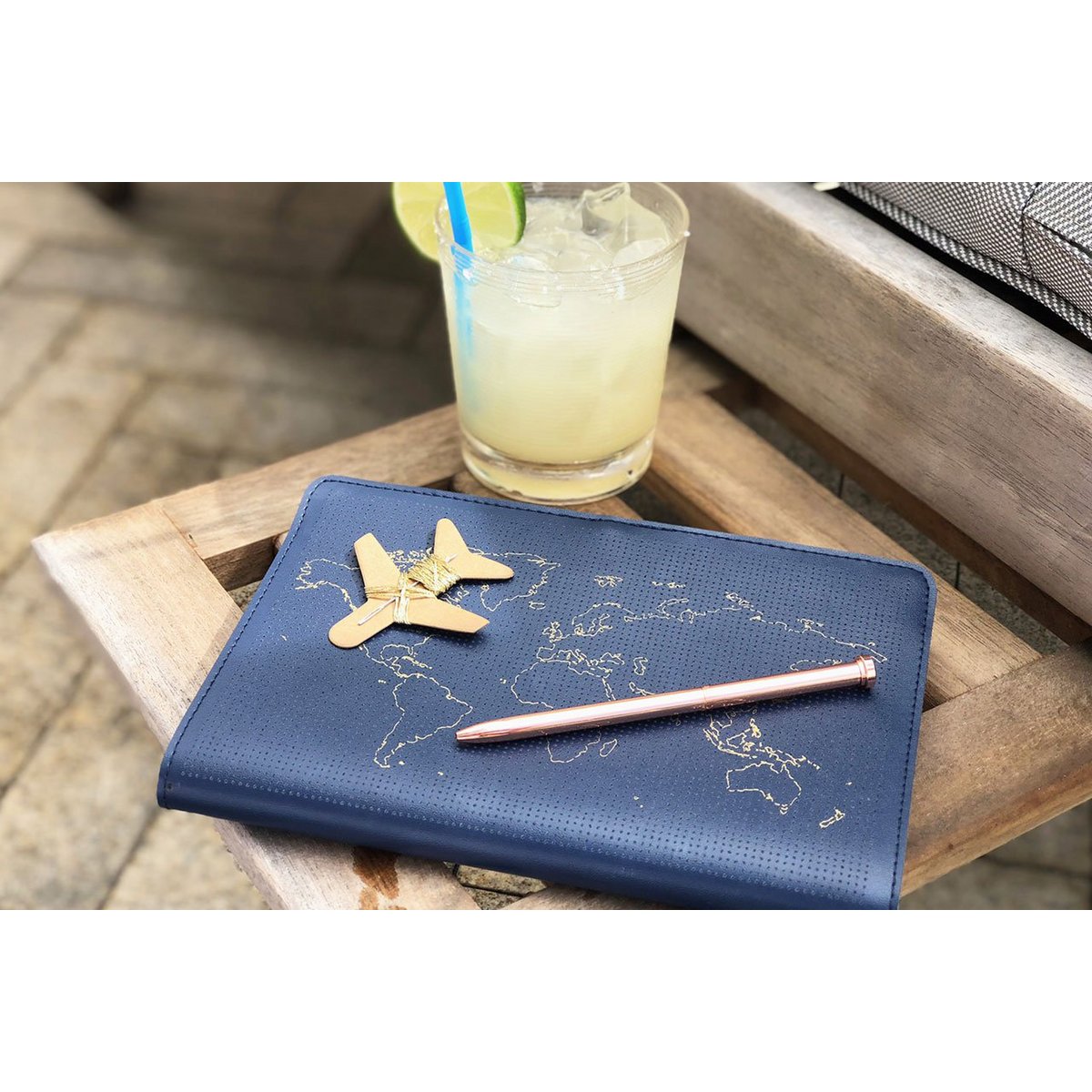 Cahier de voyage Stitch Navy
