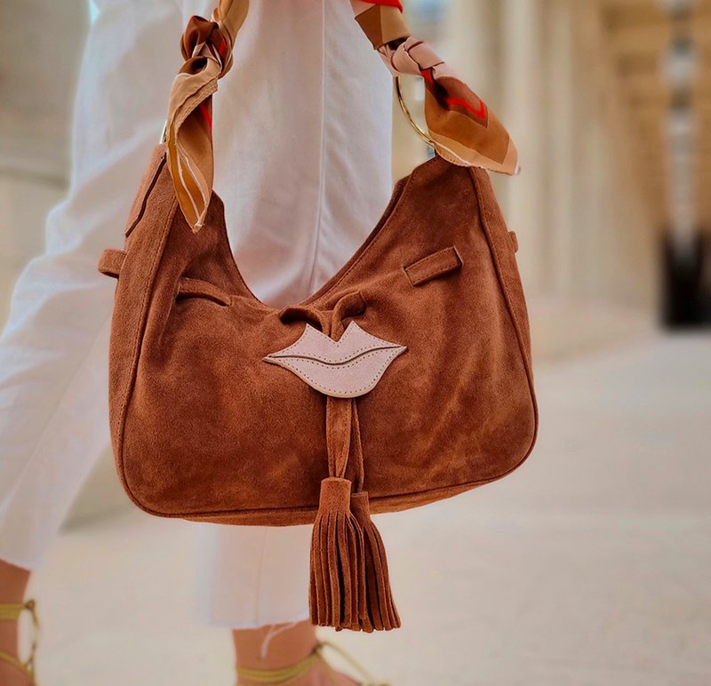 Camel MIKI CITY soft tote bag