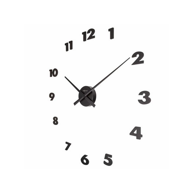 Horloge murale NeXtime Petites Aiguilles 48 x 3 cm noir