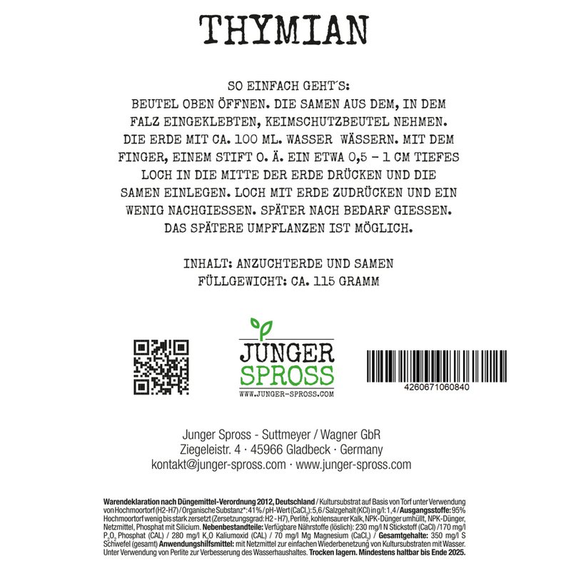 Greetings from the sea (thyme)