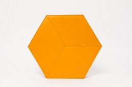 Flad Hexacube Gul