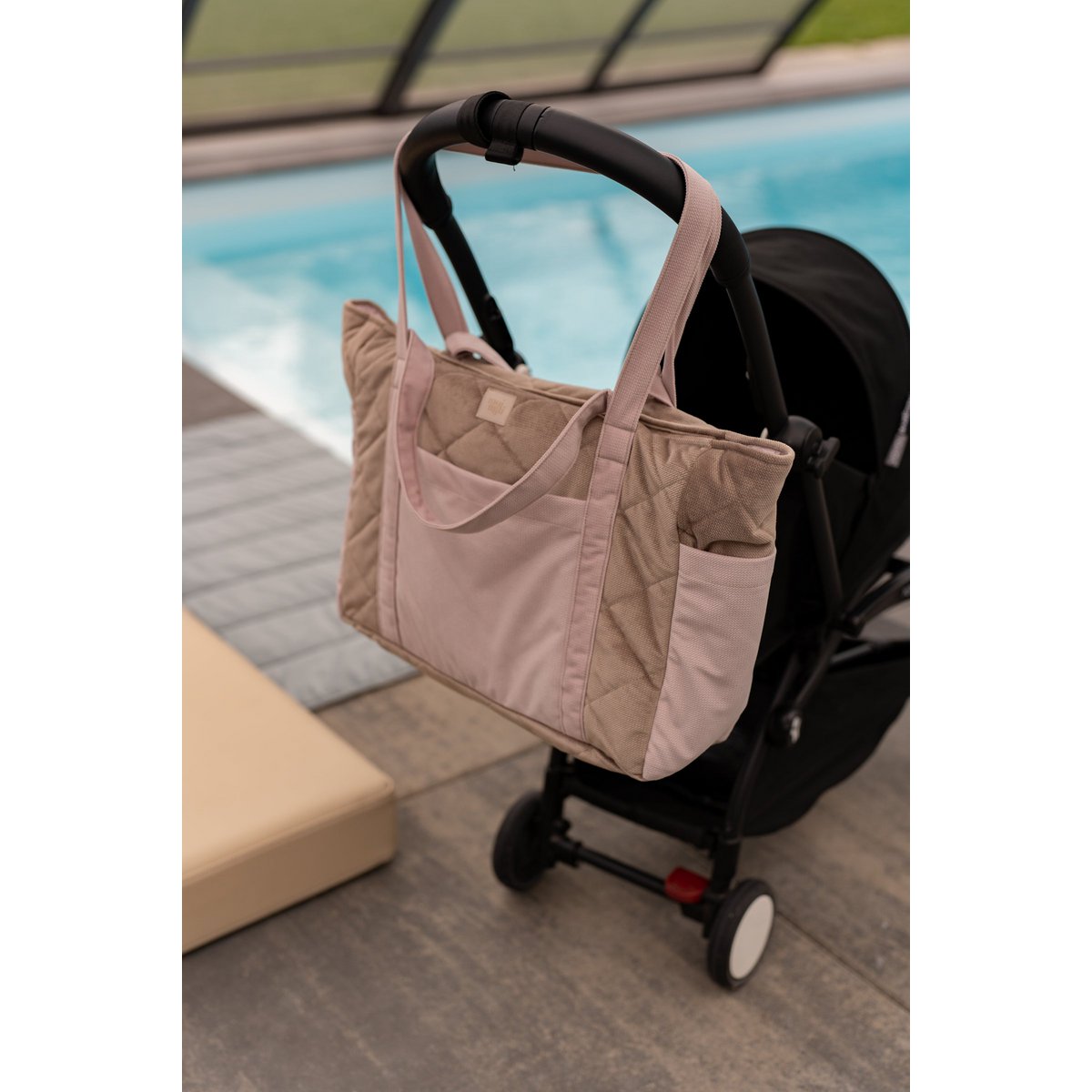 Rejsetaske "Pink & Beige"