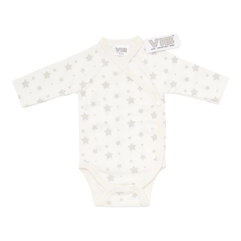Bodysuit All Over Print Stars White