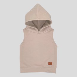 Infinity Sleeveless Hoodie - Pantai Sand