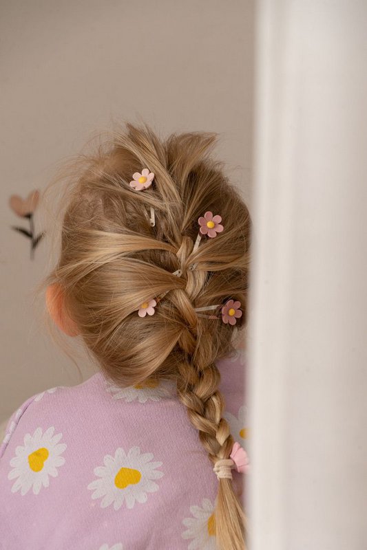 Hair clips Ankle/Duo - Mini Meadow - Pink