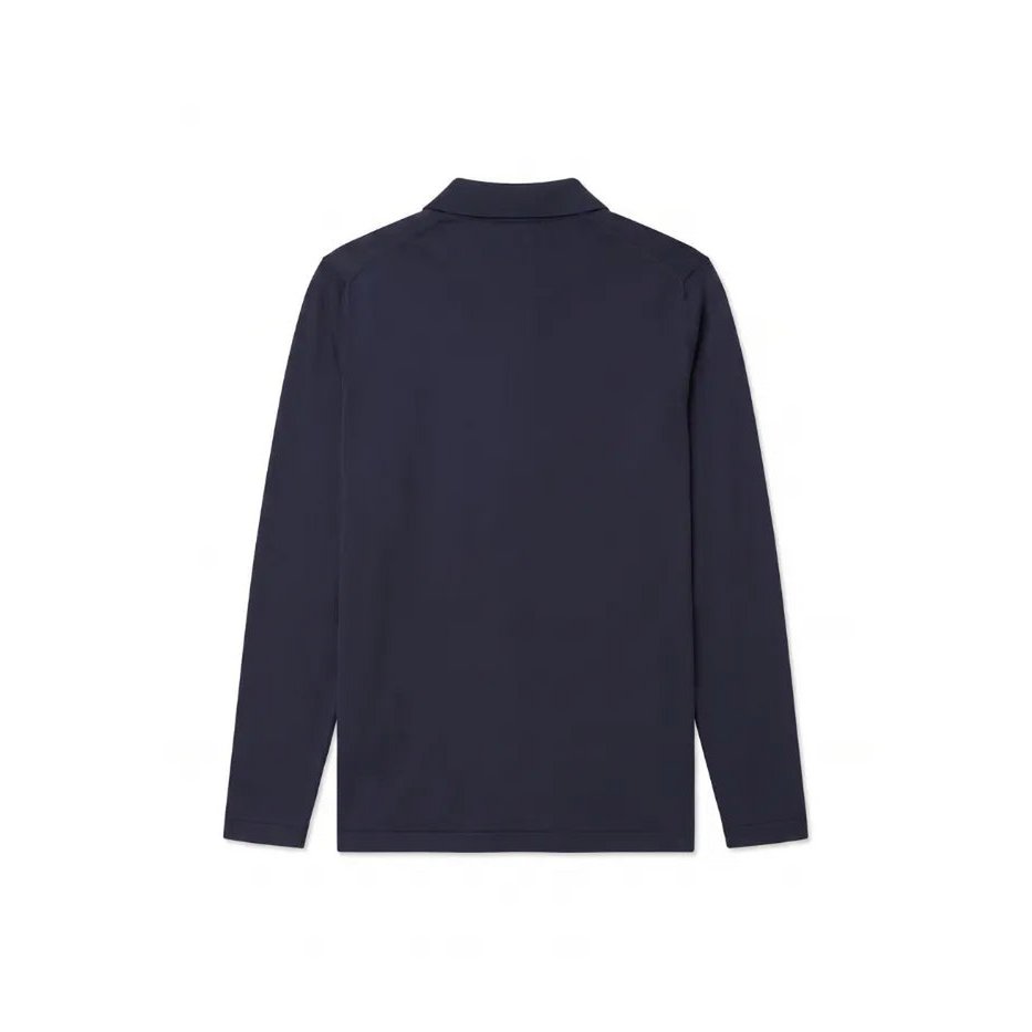 Polo Navy 180g Piqué Cotone Made in Italy | Horda