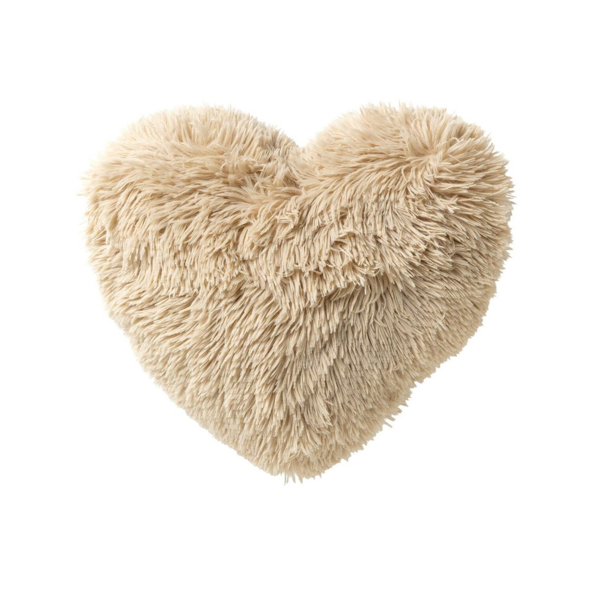 Textino HART -  Cushion 40x45 cm - Heart-shaped - Bleached Sand - Beige