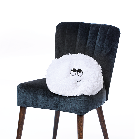 Poduszka babyFLASCHEN genialnie biała 30cm