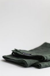 Paño de cocina / Verde bosque, 100% lino