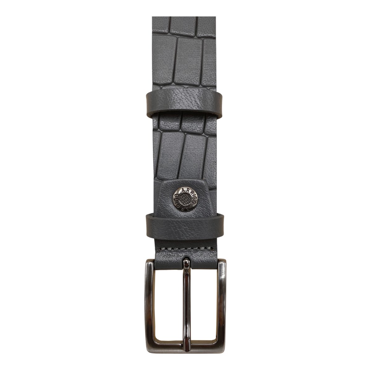 3 cm breiter Ledergürtel mit Krokoprägung in 6 Farben - Damengürtel oder Herrengürtel