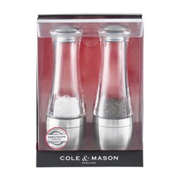 Precision+ Stemless Amesbury Peper en Zoutmolenset 19cm