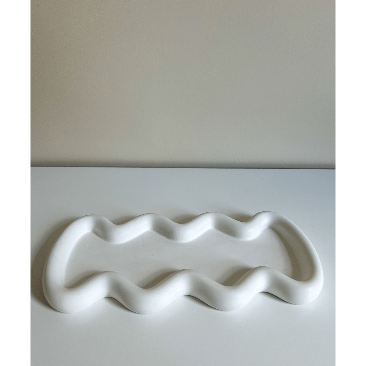 Wavy Tray White