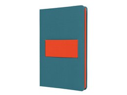 Cuaderno Linescape Neo A5 l.azul/línea papaya 176 páginas 80 gr. HC