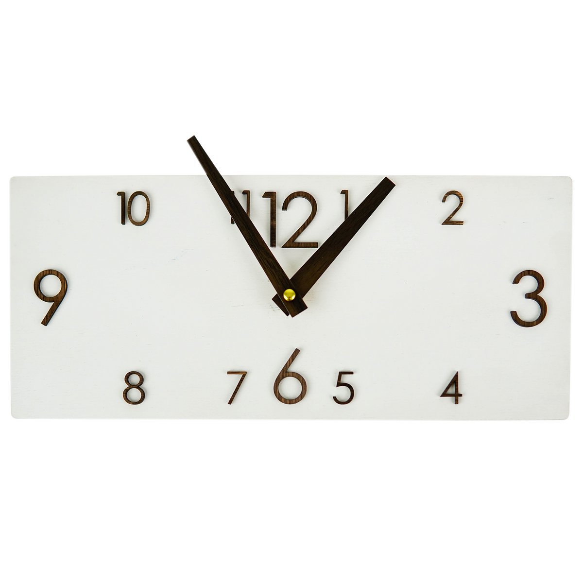Wall clock Clocks for wall Wooden wall clock White wall clock Rustic wall clock Rectangular wall clock Unique wall clock Wall art Rectangle