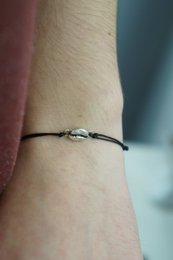Silver Coffee Bracelet, Sterling Silver Jewelry, Coffee Bean Bracelet, Gift for Her, Birthday Gift for Women, Handmade Jewelry