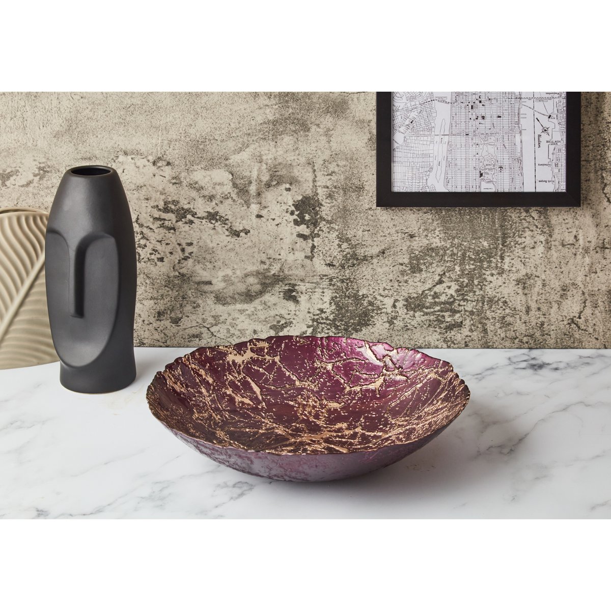 Gold Marble Bowl