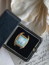 The Beloved Green Cameo Ring