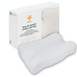 Anti-verouderingskussen met cosmetische kussensloop dermacoll | "Beauty Silk"
