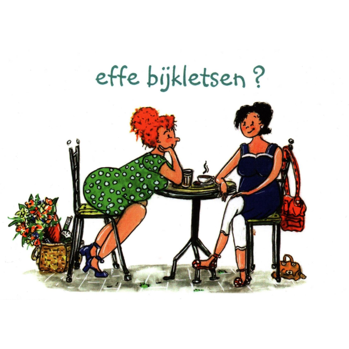 Effe bijkletsen