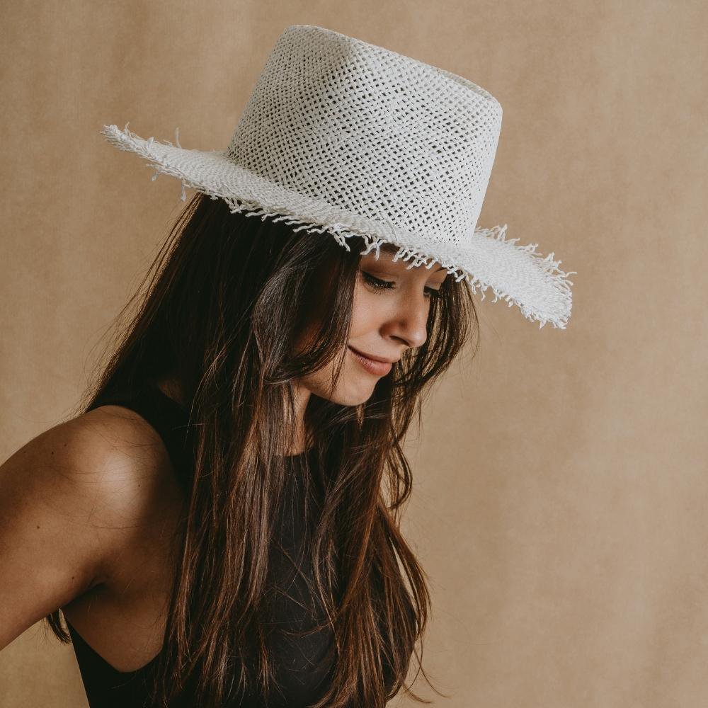 San Pancho · White beach hat