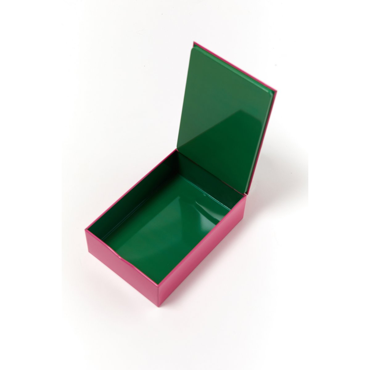 Captain Bombek rectangular metal tin box