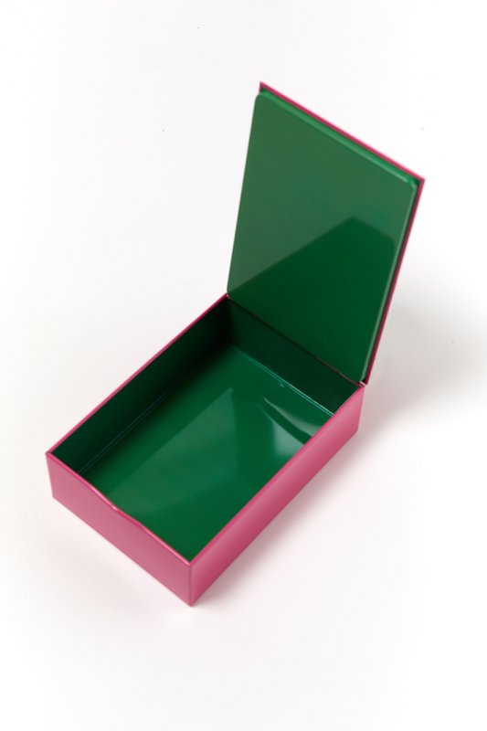 Captain Bombek  rectangular metal tin box