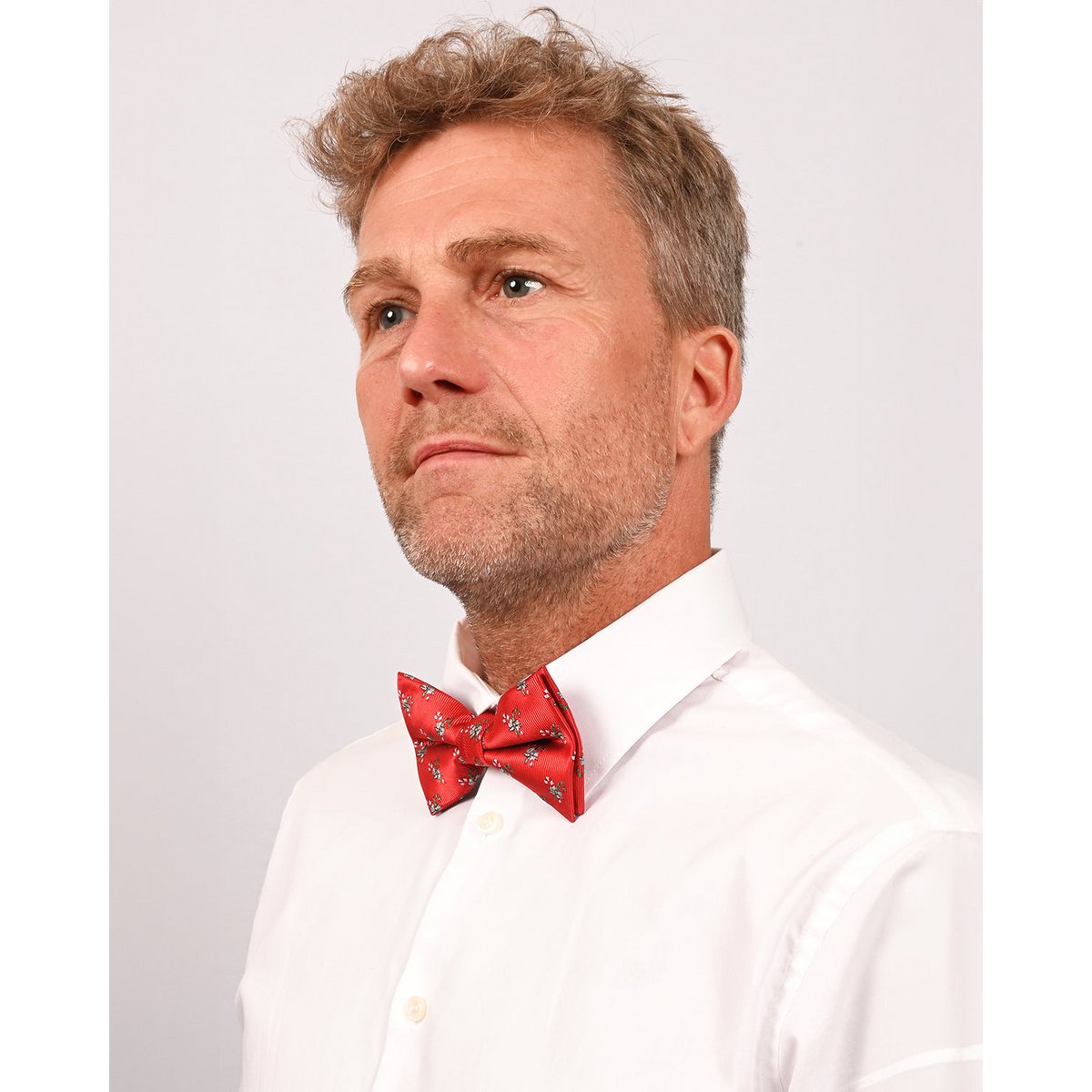 Bowtie - Rød med bolsjer