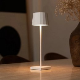 William White Rechargeable Table Lamp