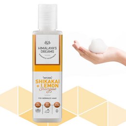 Ayurveda Shampoo with Shikakai and Lemon, 200ml, certified natural cosmetics for normal hair. Contains natural ingredients, free from synthetic additives, and is vegan and cruelty-free.