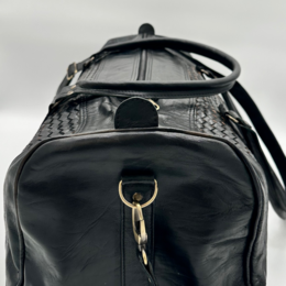 Borsa da viaggio in pelle di classe Wonder a mano nera