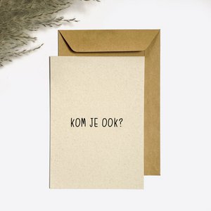Postcard - Are you coming too?