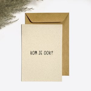 Postcard - Are you coming too?