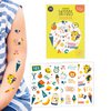 Children's tattoos - motif "Back to school"
