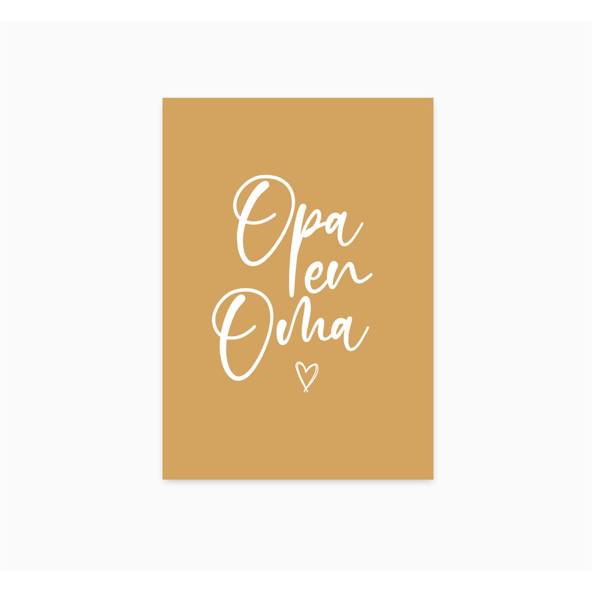 A6 Ansichtkaart || Opa & Oma