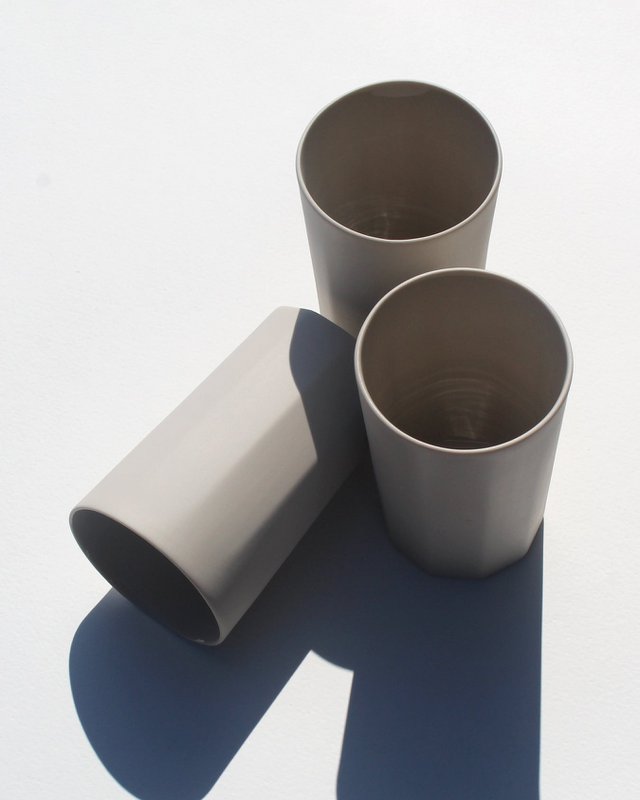 Grande tasse segmentée | sable