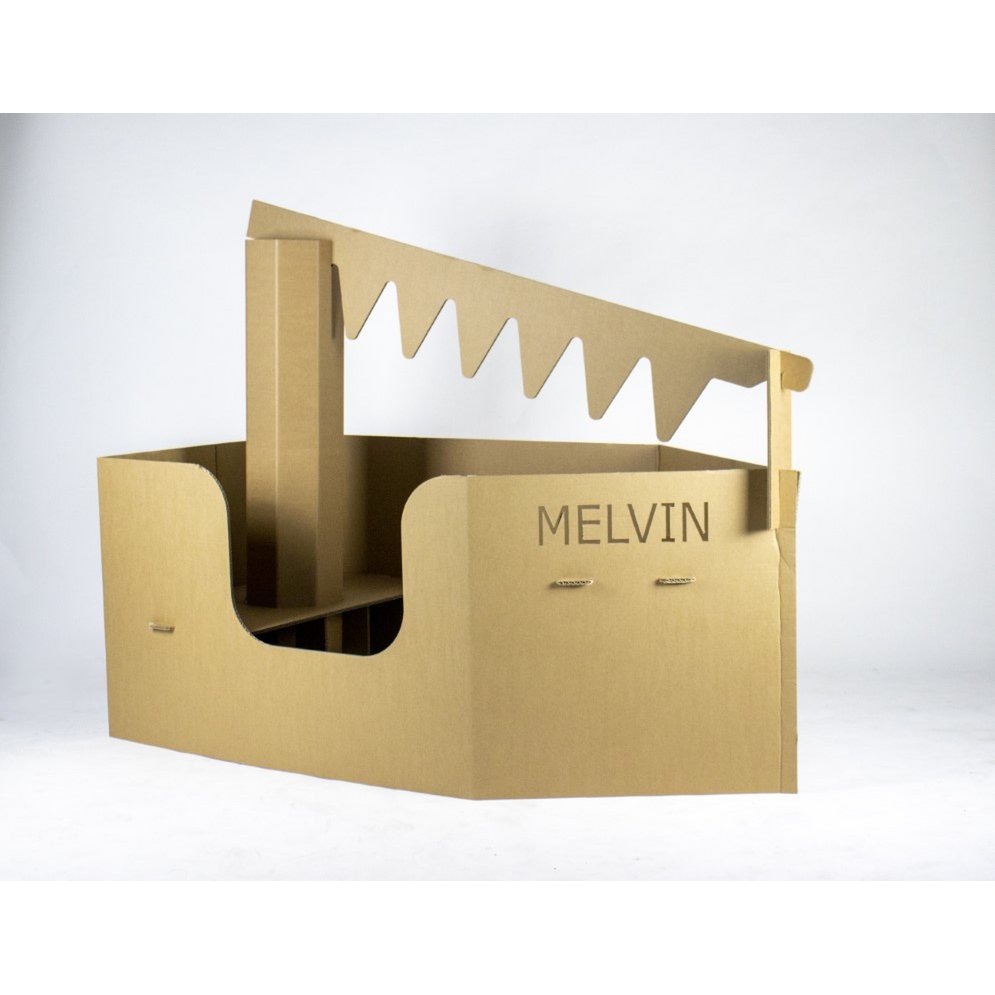 Bateau en carton