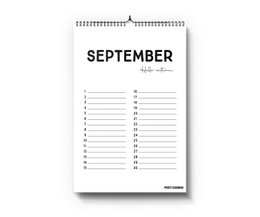 Birthday calendar