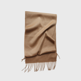 Fin vævet - 100% cashmere vævet tørklæde med frynser